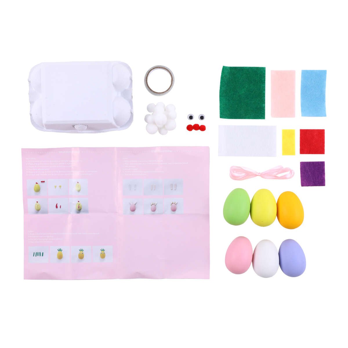 Påskesett Gjør-det-selv med Egg og Filt