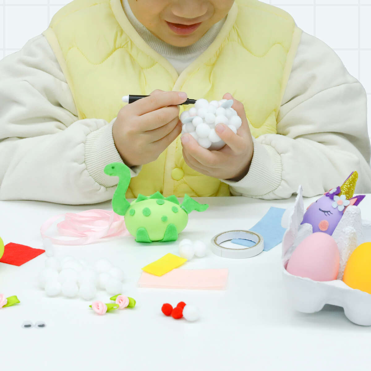 Påskesett Gjør-det-selv med Egg og Filt