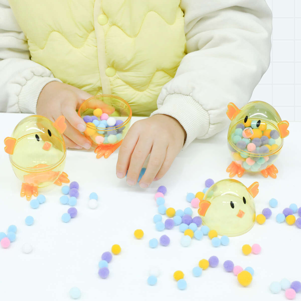 Påskekylling oppbevaringssett