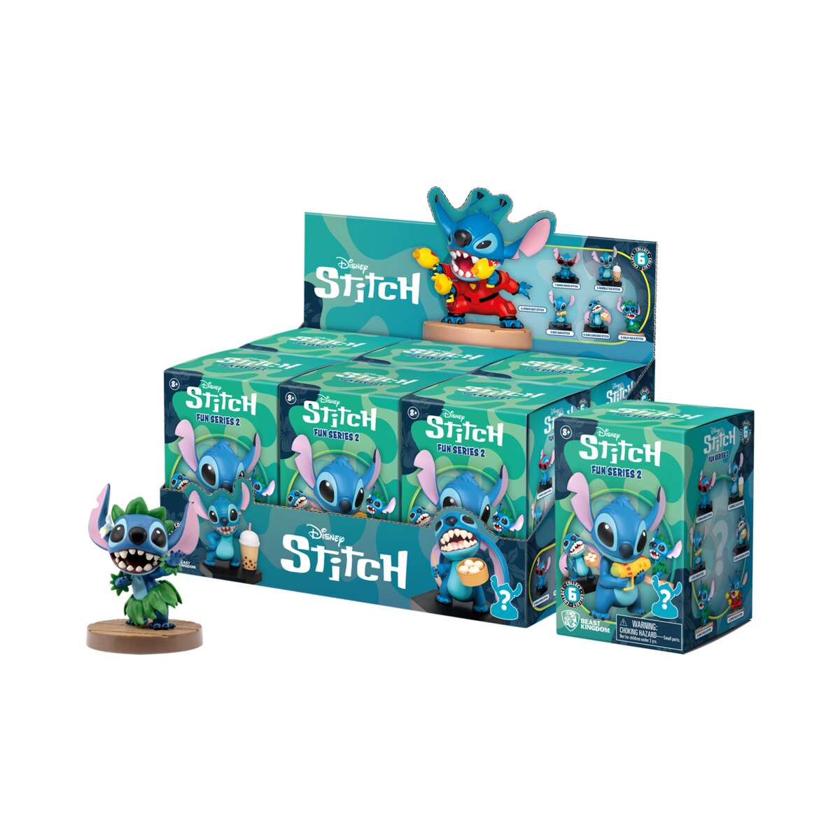 YuMe Stitch Hero Box Blind Box Fun Series 2 samlefigurer