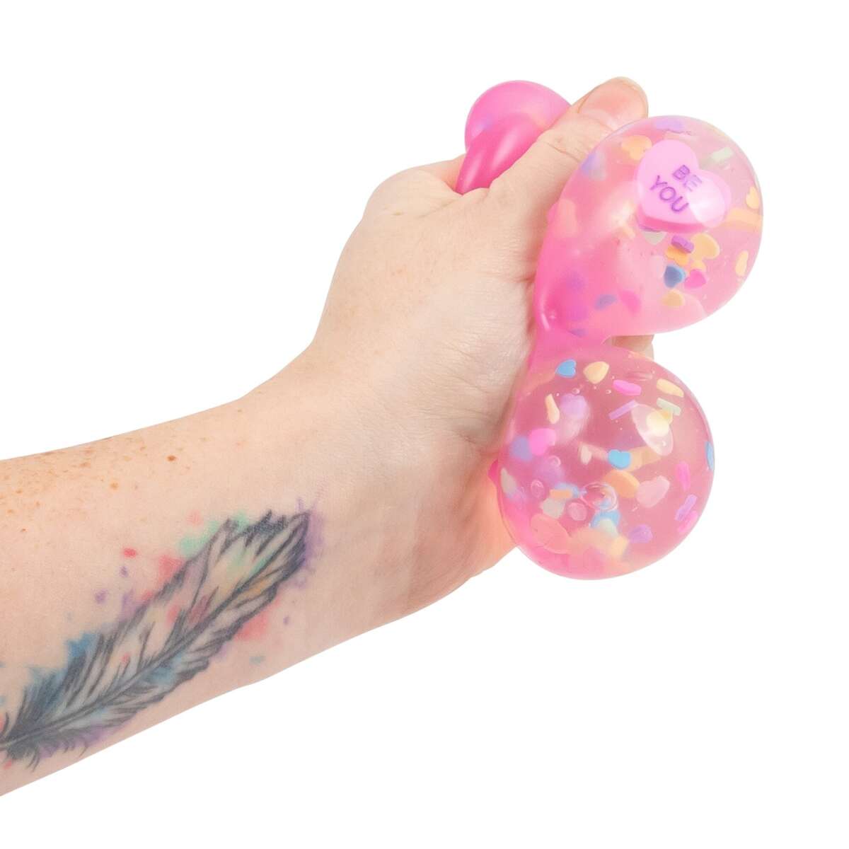 SCRUNCHEMS Kind Heart Squish Bear klemmeleke