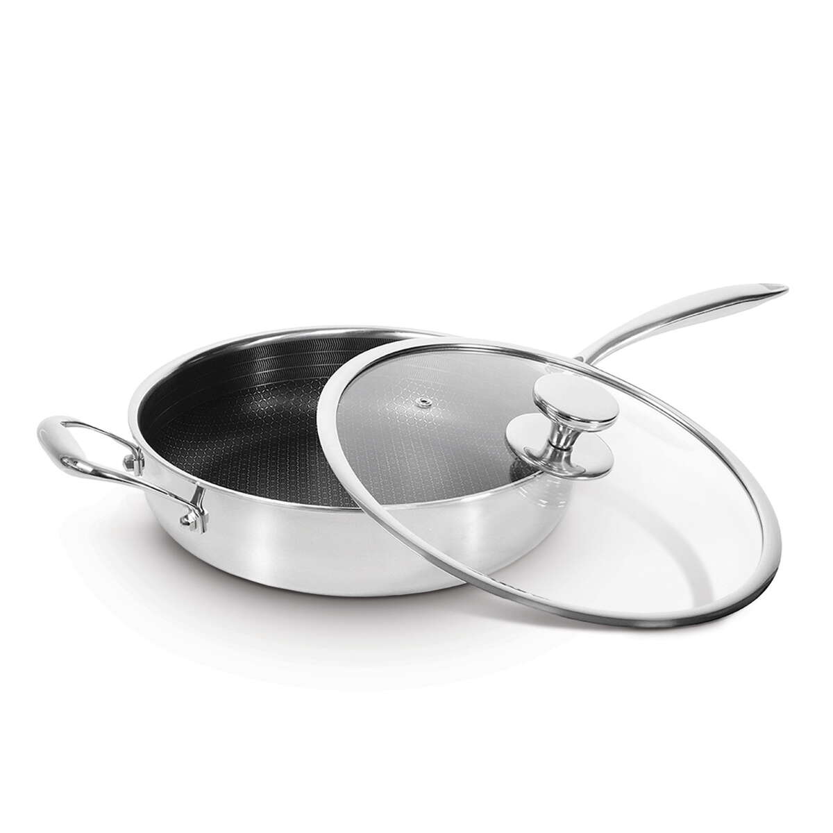 Gladkokken Hybrid sautepanne med lokk