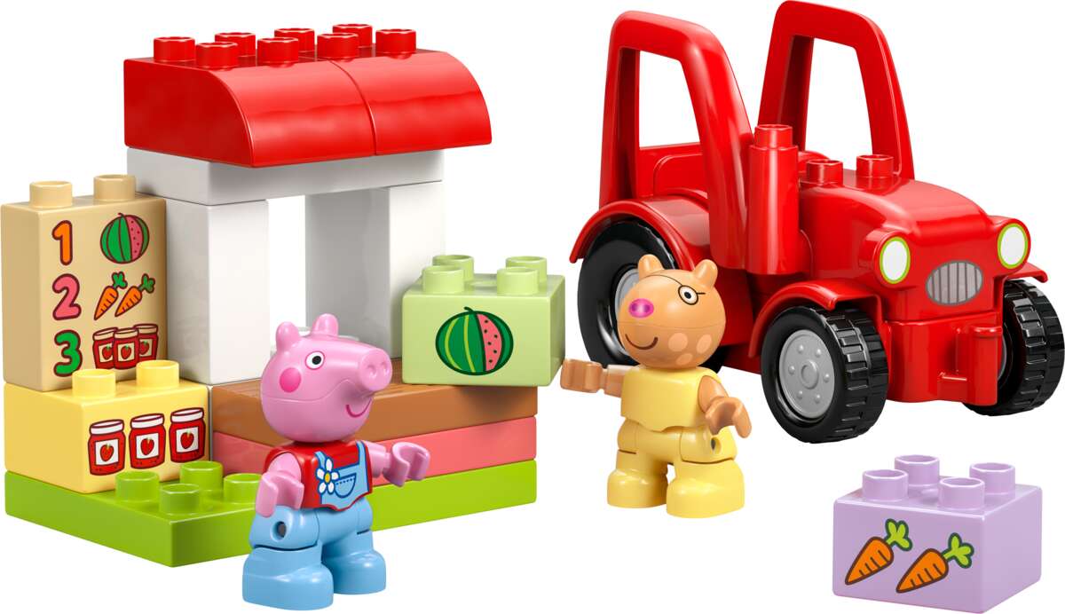 LEGO® DUPLO® Peppa Gris Traktor og marked 10468