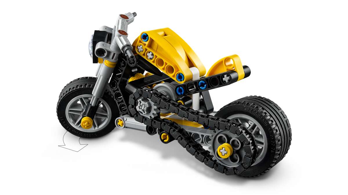 LEGO® Technic Gul motorsykkel 42225