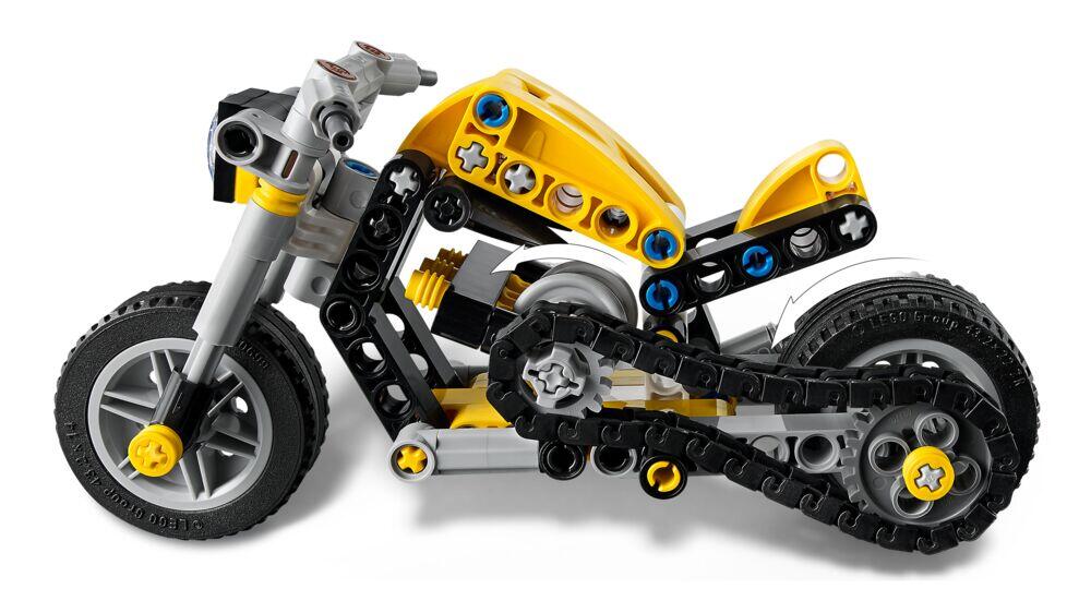 LEGO® Technic Gul motorsykkel 42225