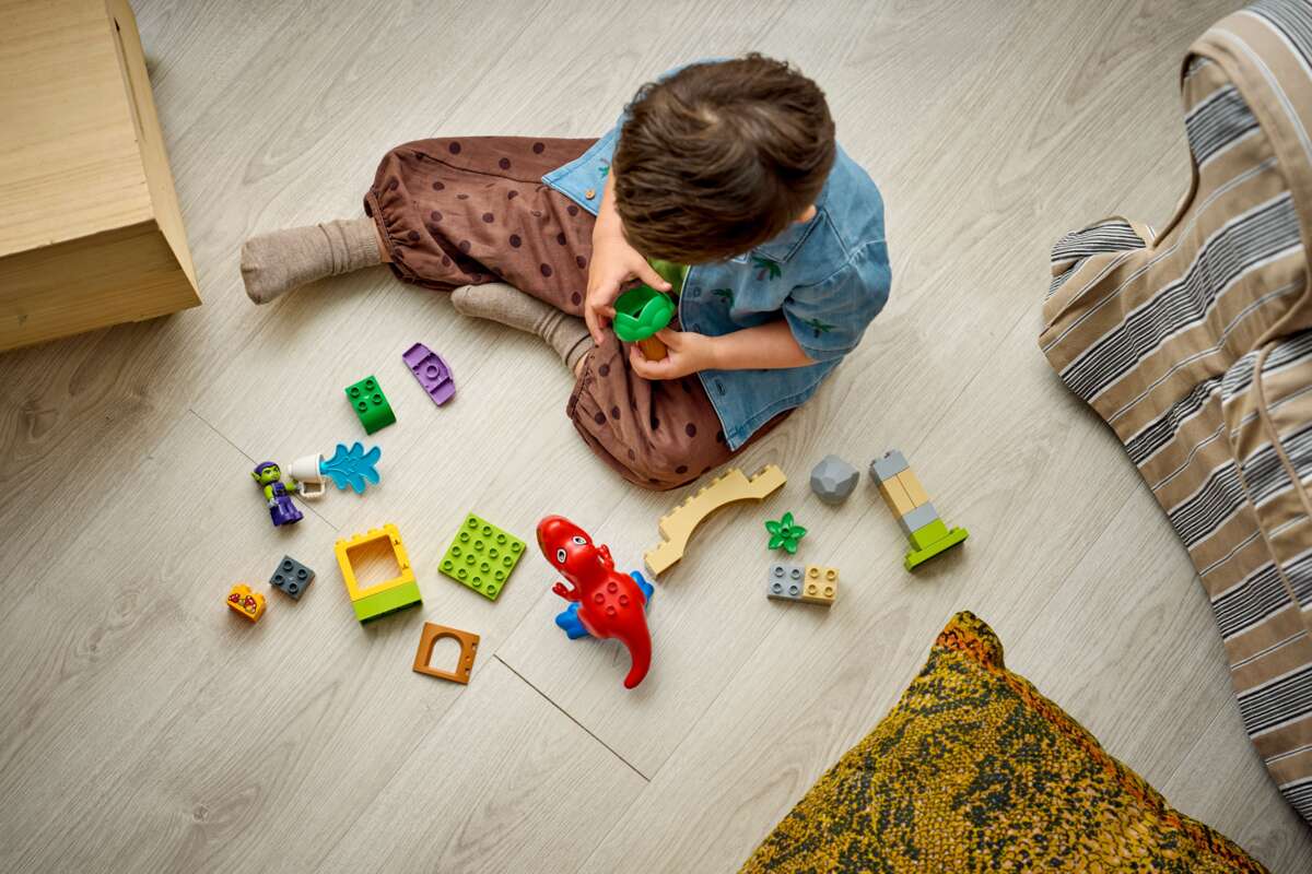 LEGO® DUPLO® │Marvel Dinosauren Spidey-Rex mot Green Goblin 10463