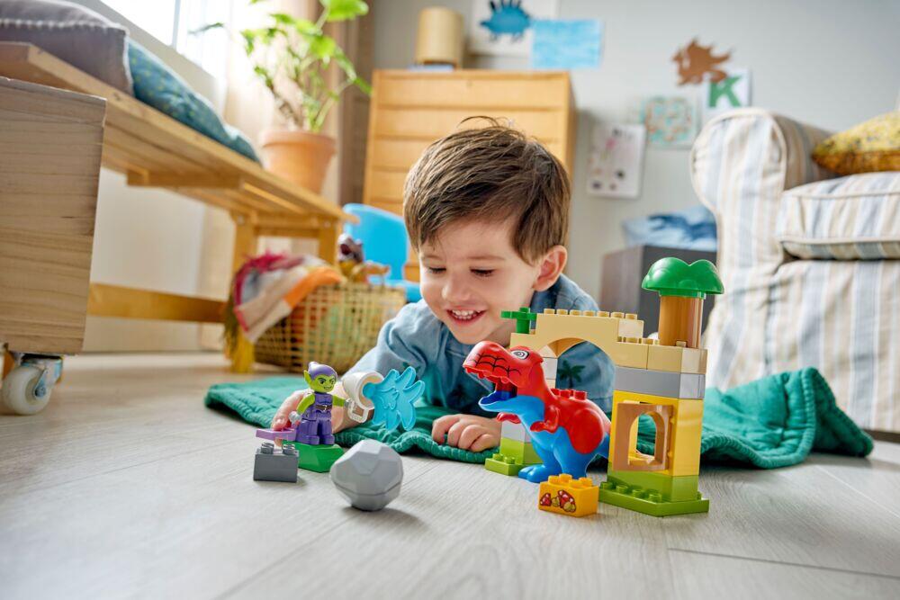 LEGO® DUPLO® │Marvel Dinosauren Spidey-Rex mot Green Goblin 10463