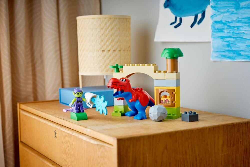 LEGO® DUPLO® │Marvel Dinosauren Spidey-Rex mot Green Goblin 10463