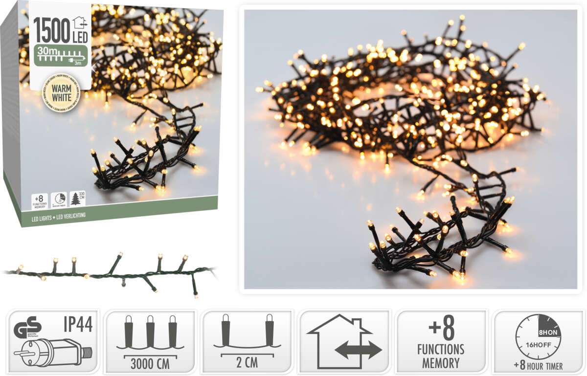 Microcluster lysslynge på trommel