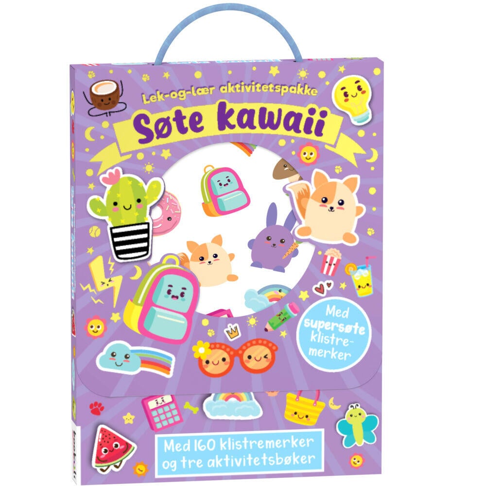 Lek-og-lær aktivitetspakke: Søte Kawaii.