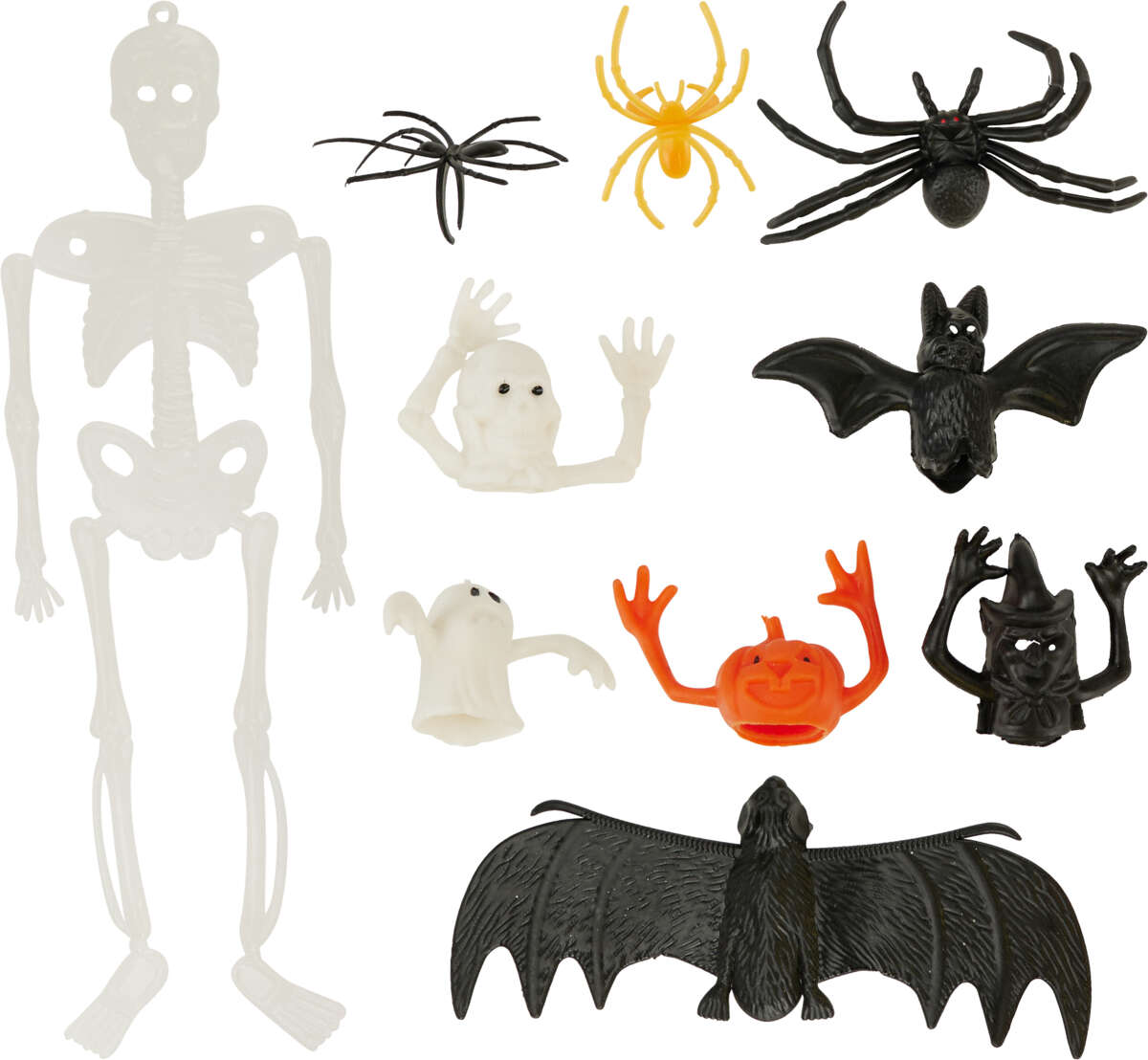 Halloween dekoreringsfigurer 48pk
