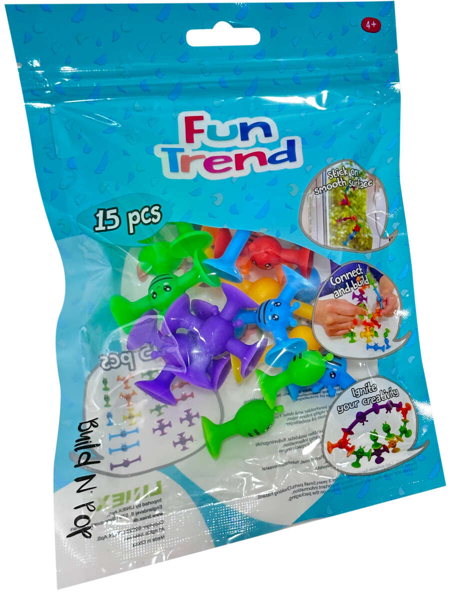 Fun Trend, Build 'N' Pop figurer 15pk