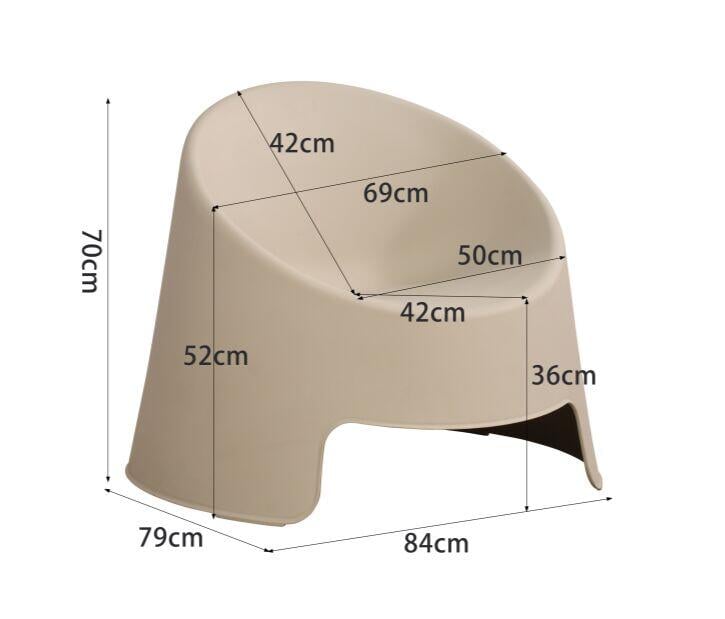 Bohem Vika rund stol