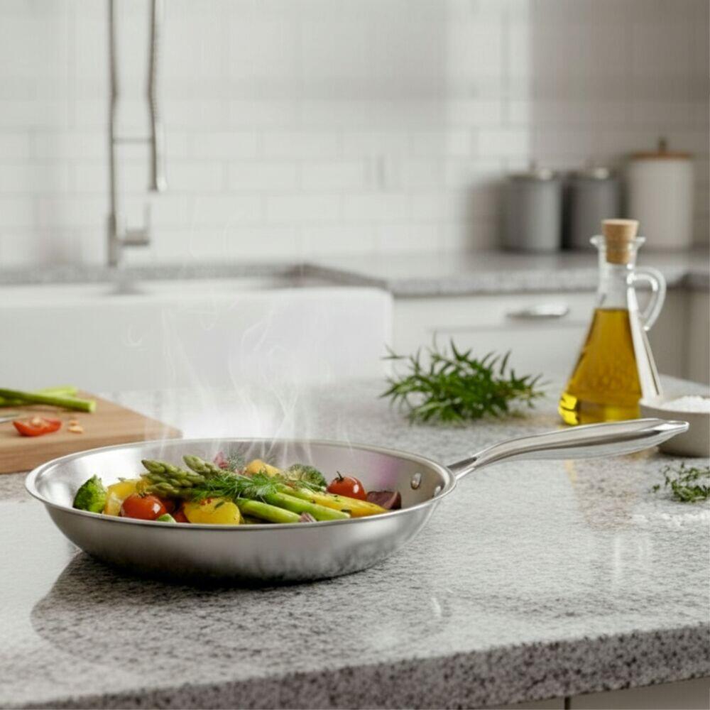 SPiiS Triply stekepanne i rustfritt stål