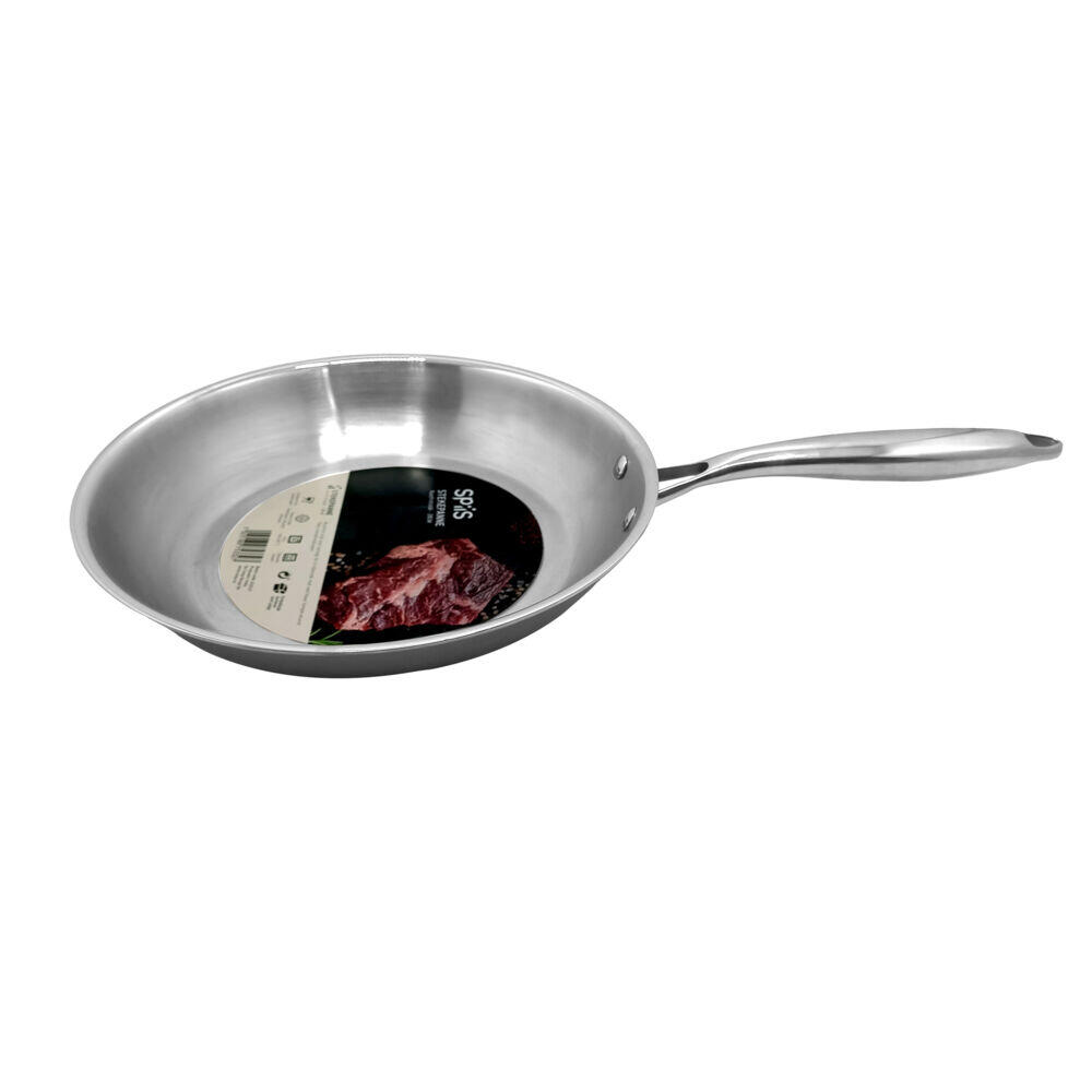 SPiiS Triply stekepanne i rustfritt stål