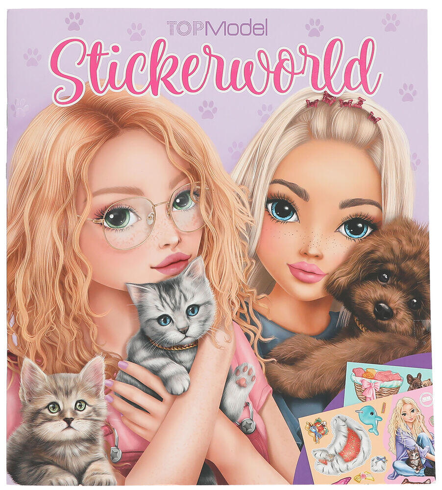 TOPModel Dress Me Up CUTE ANIMALS klistremerkebok