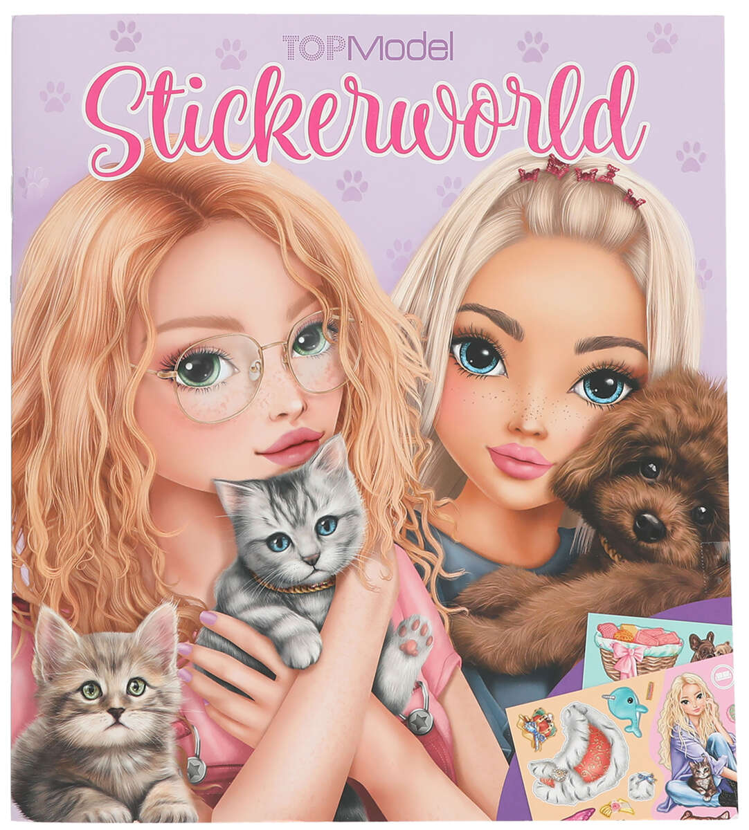 TOPModel Dress Me Up CUTE ANIMALS klistremerkebok