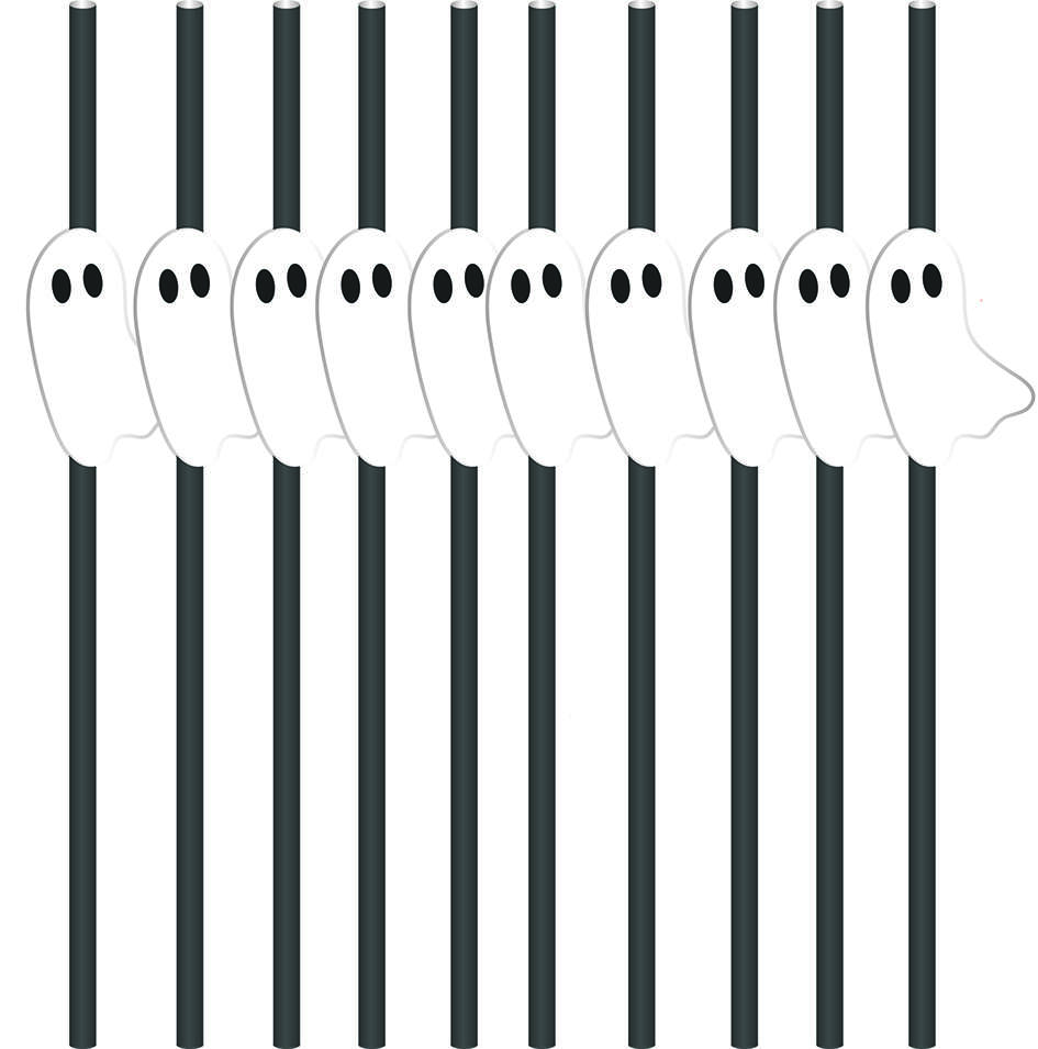 Papirsugerør 10pk