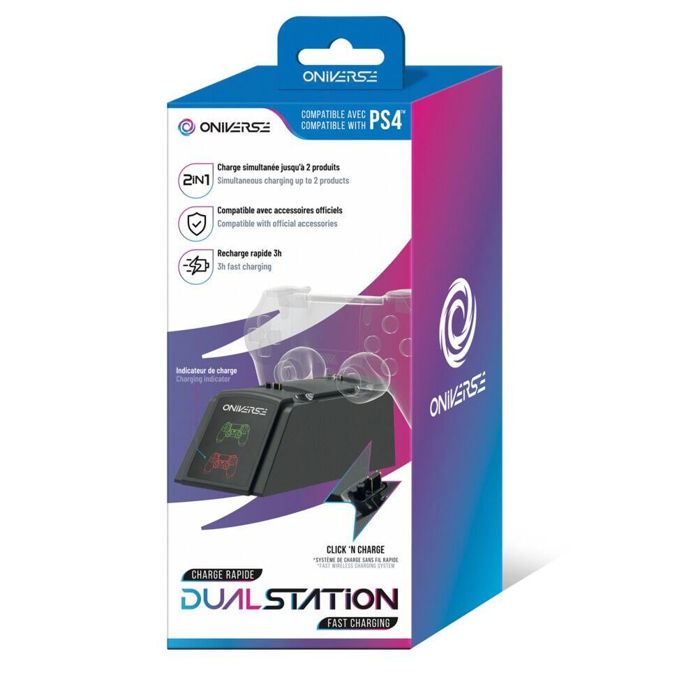 ONIVERSE dobbel ladestasjon for PS4™-kontrollere