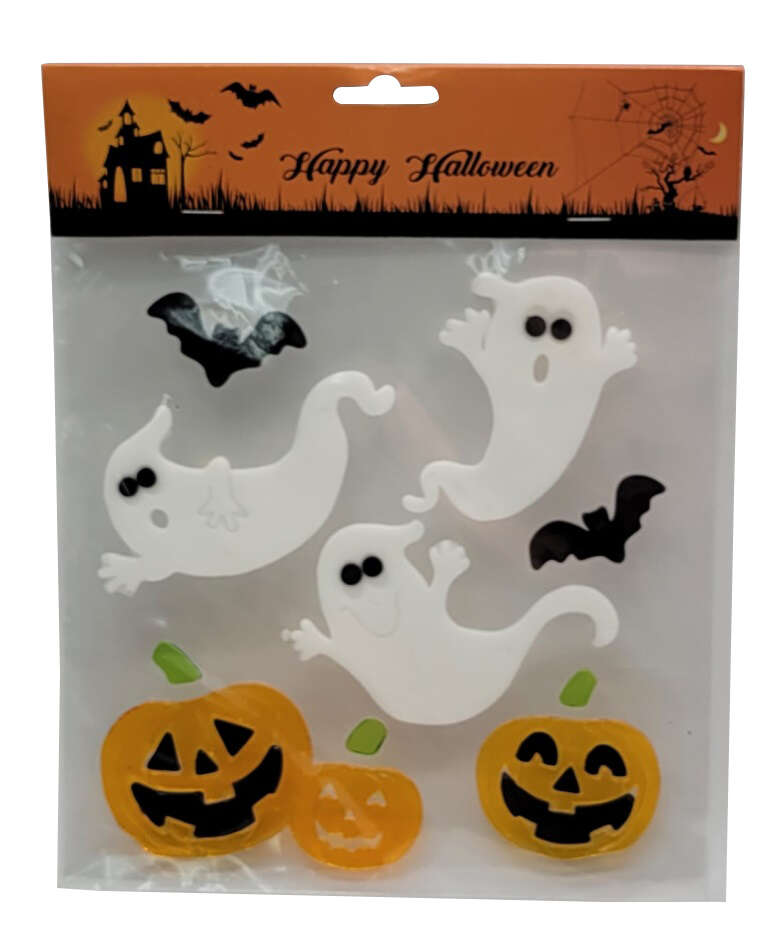 Halloween vindusdekorasjon