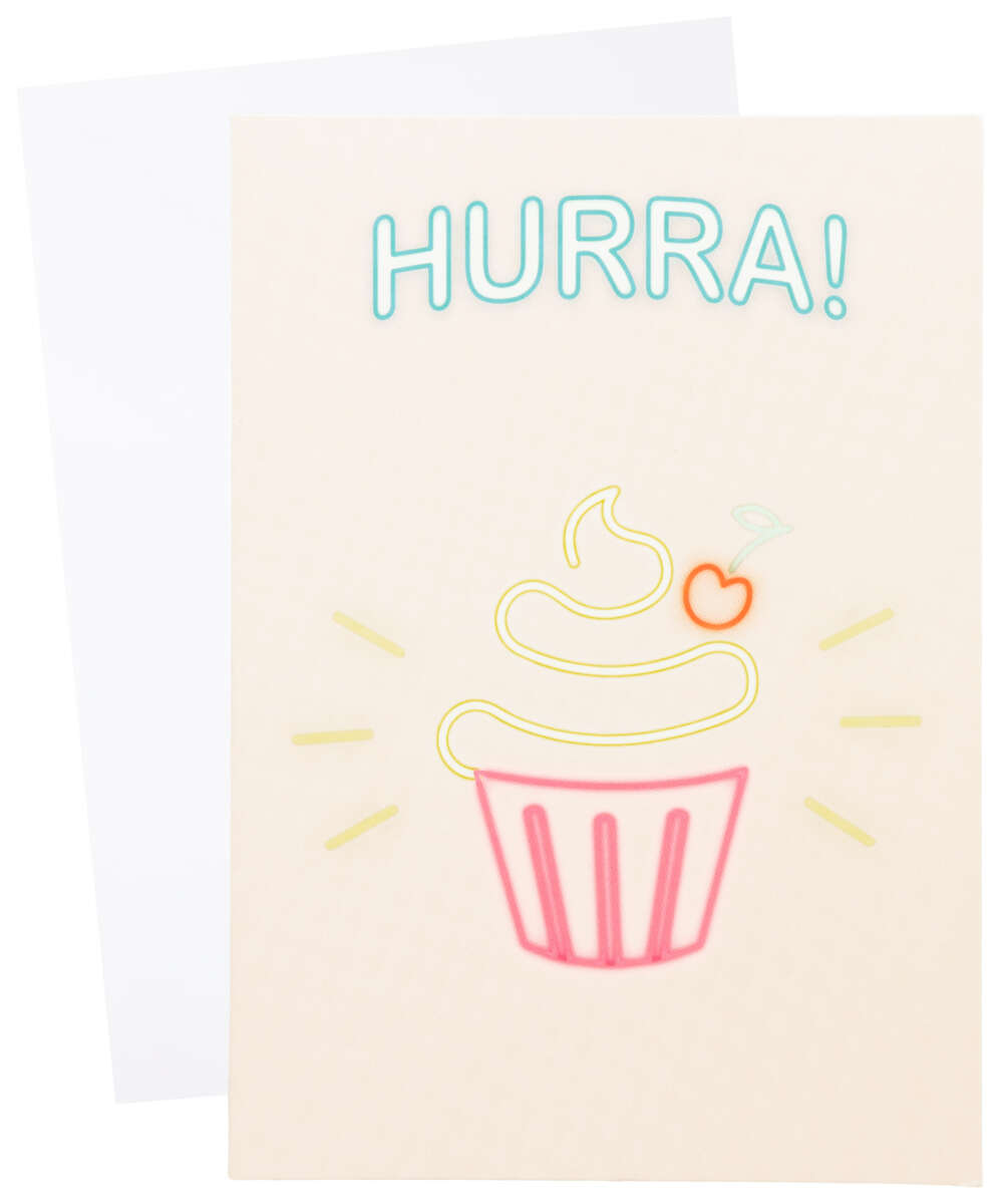Kort Hurra! Cupcake