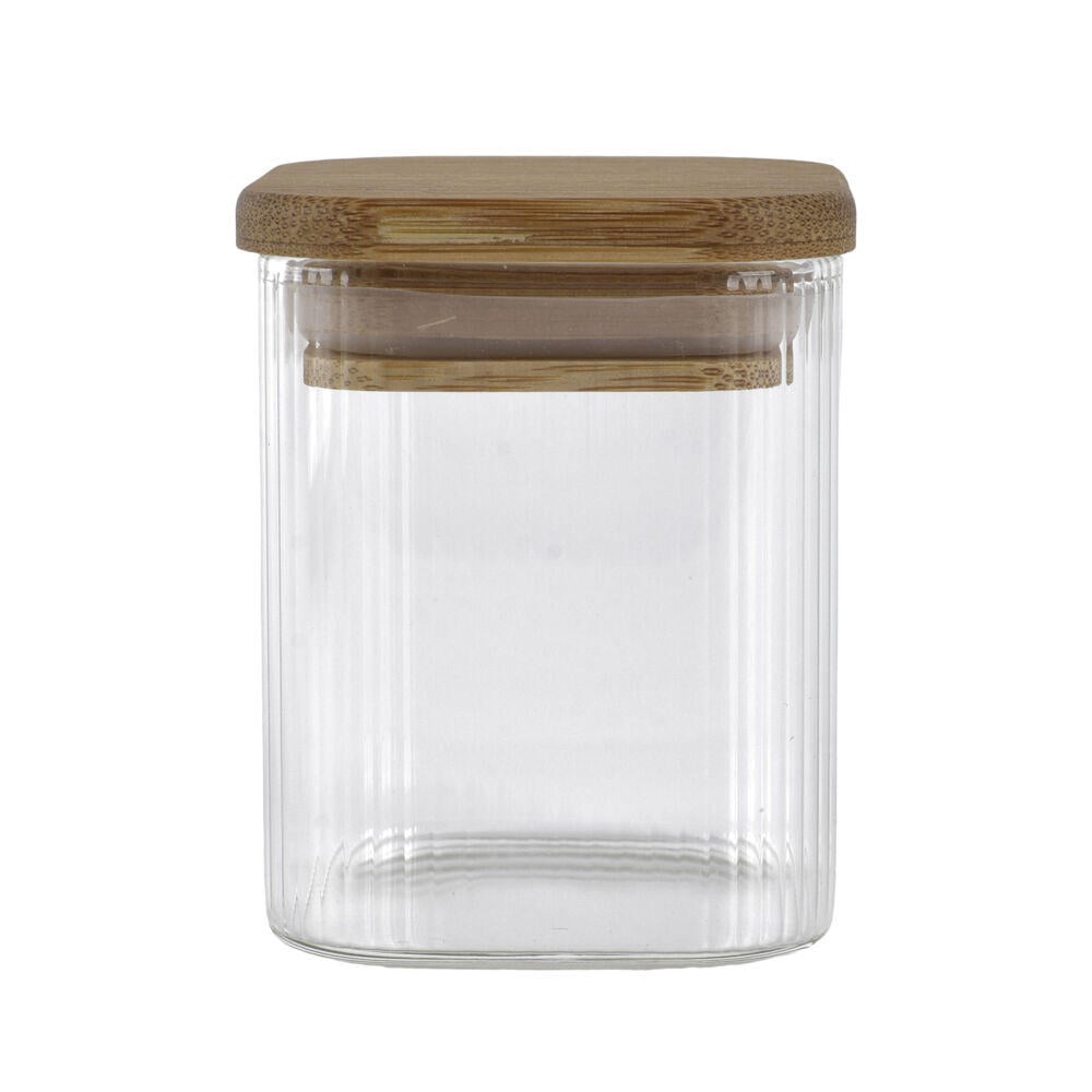 SPiiS glasskrukke med bambuslokk