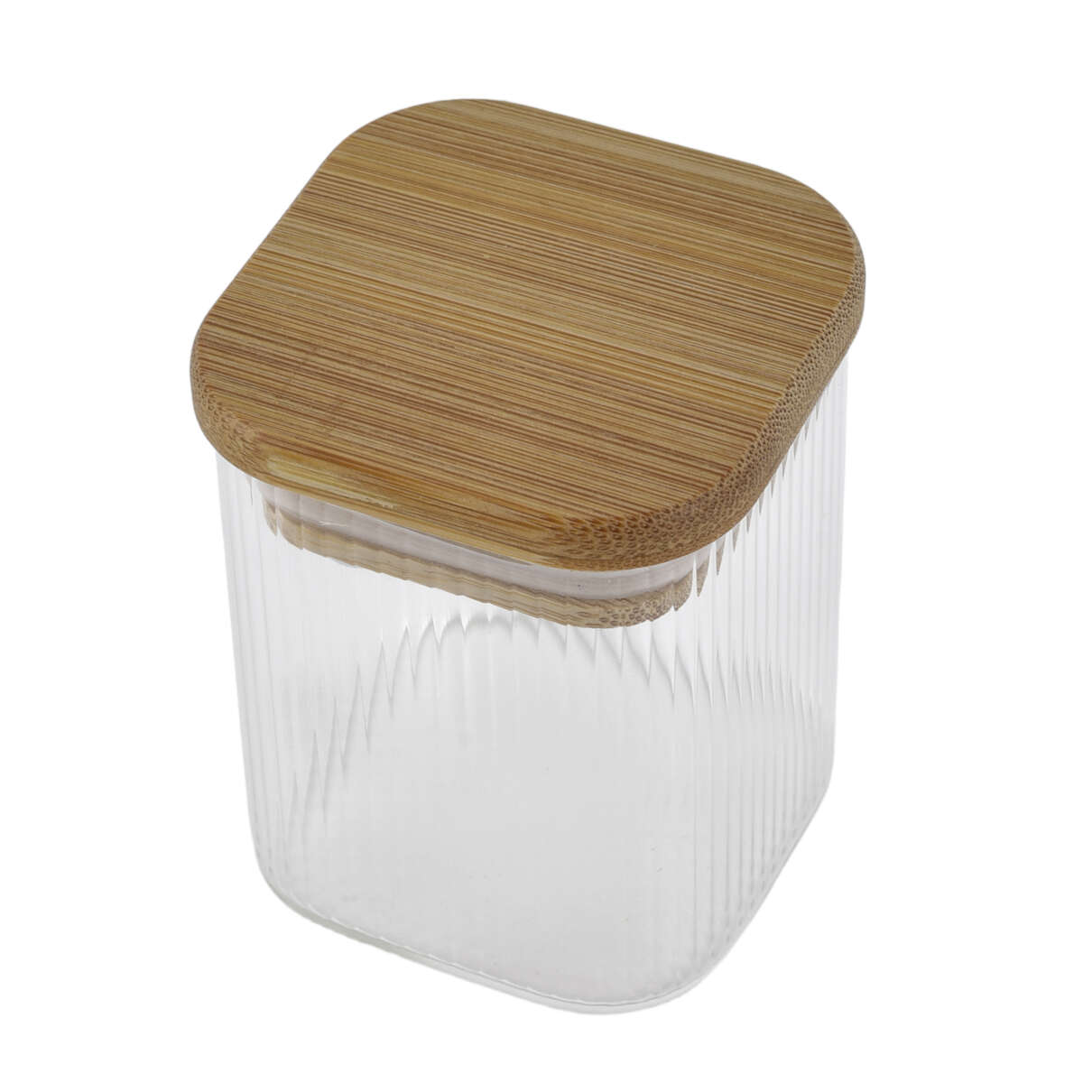 SPiiS glasskrukke med bambuslokk