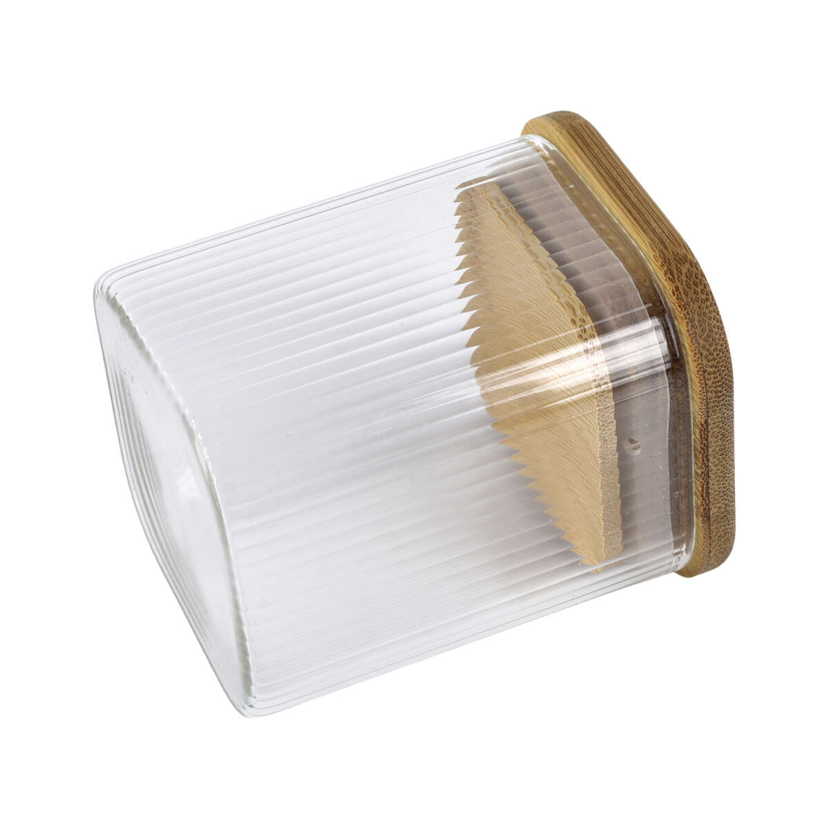 SPiiS glasskrukke med bambuslokk