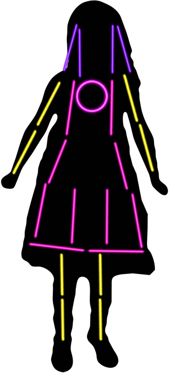 Glow sticks utkledningssett 61 deler