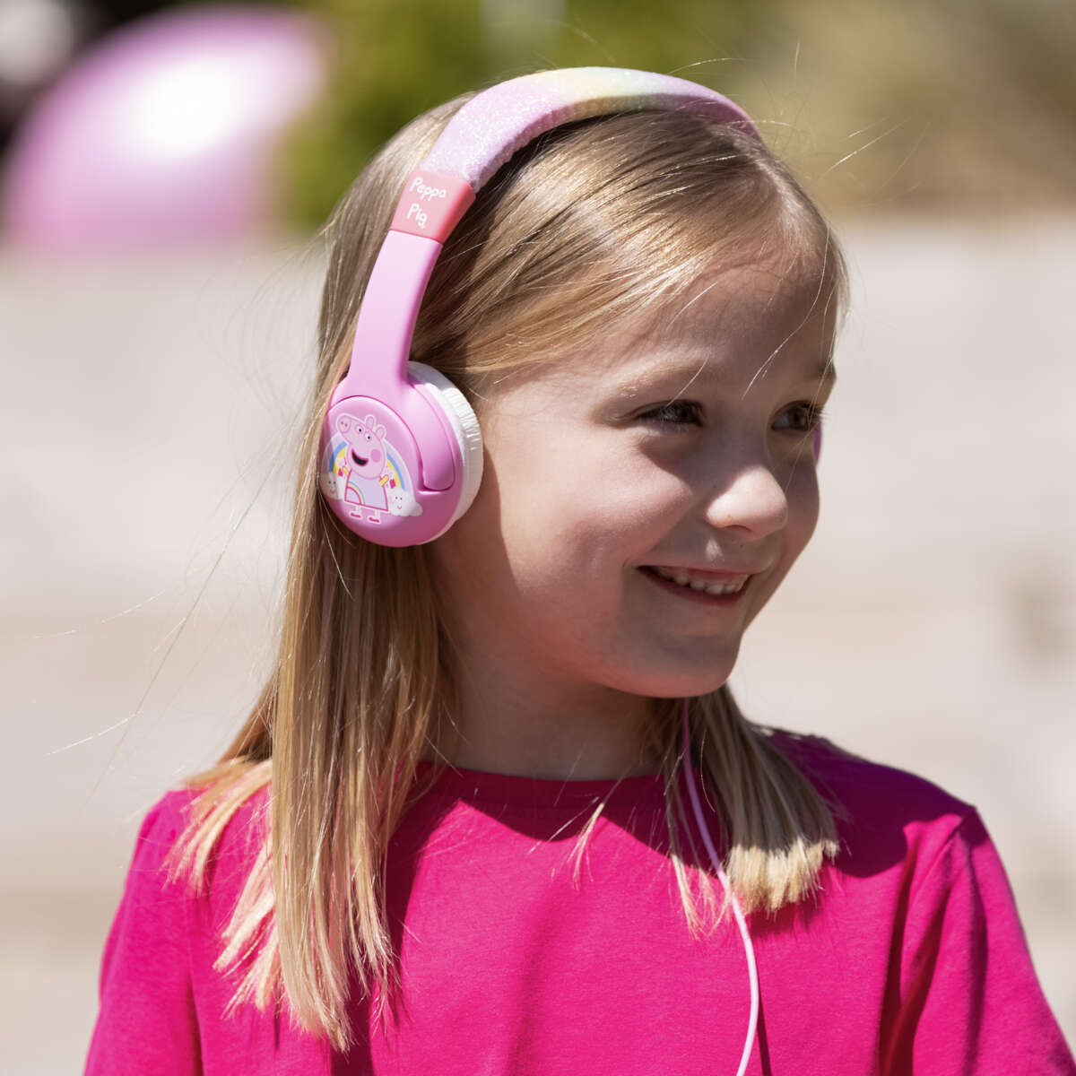 Peppa Gris trådløse on-ear hodetelefoner