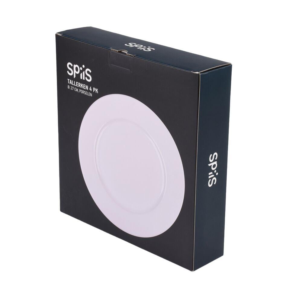 SpiiS 4-pk tallerken