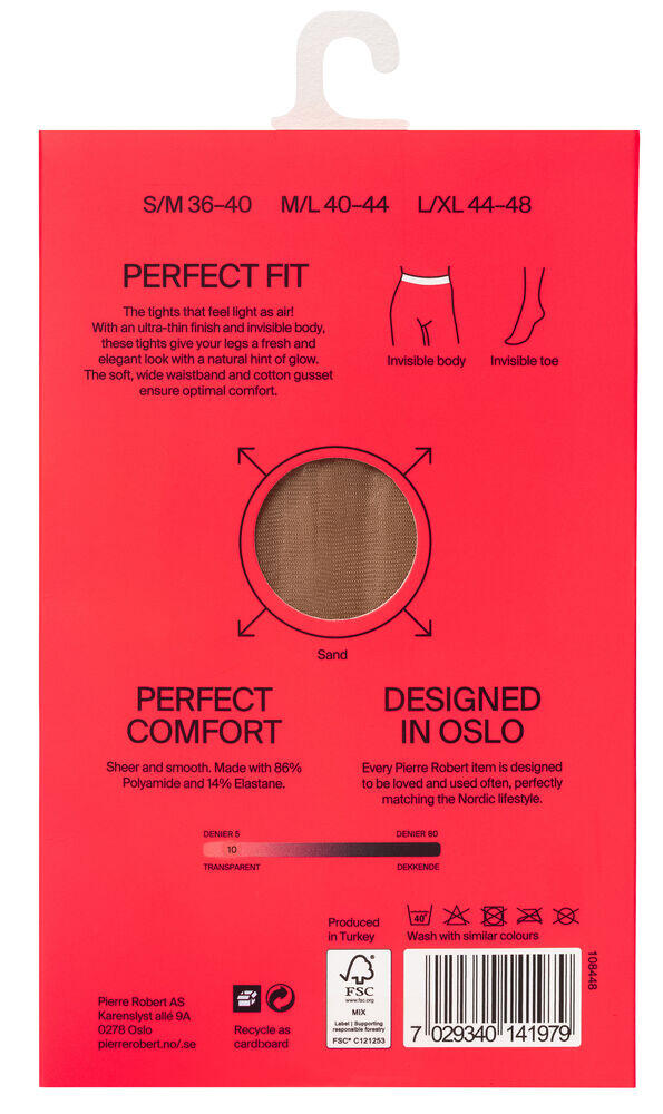 Pierre Robert strømpebukse 10 Den dame