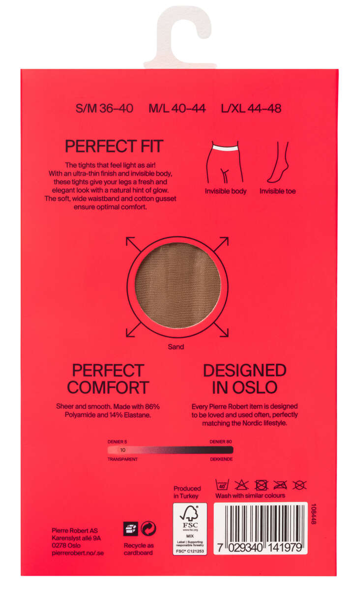 Pierre Robert strømpebukse 10 Den dame