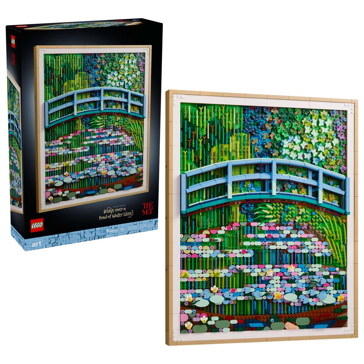LEGO® Art Claude Monet – Den japanske broen over vannliljedammen 31220