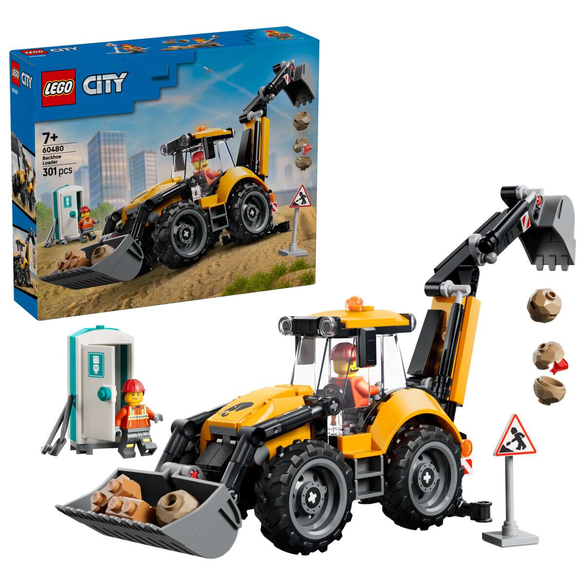 LEGO® City Gul traktorgraver 60480