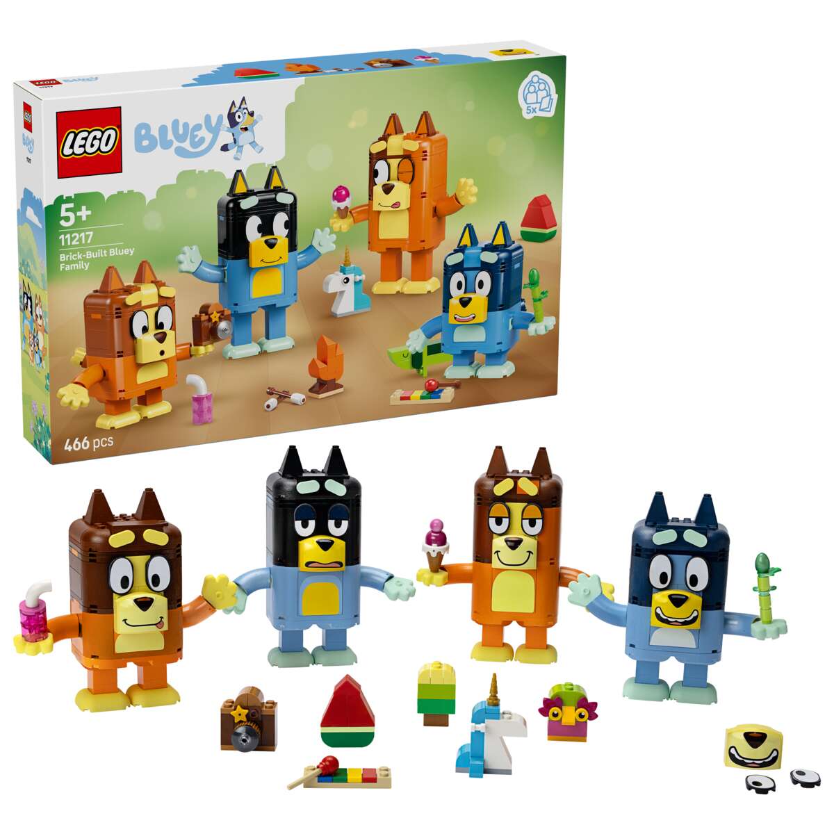 LEGO® Bluey Bygg Bluey-familien 11217