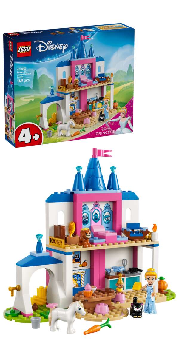 LEGO® ǀ Disney Princess Slott med Askepott og dyrevennene 43283