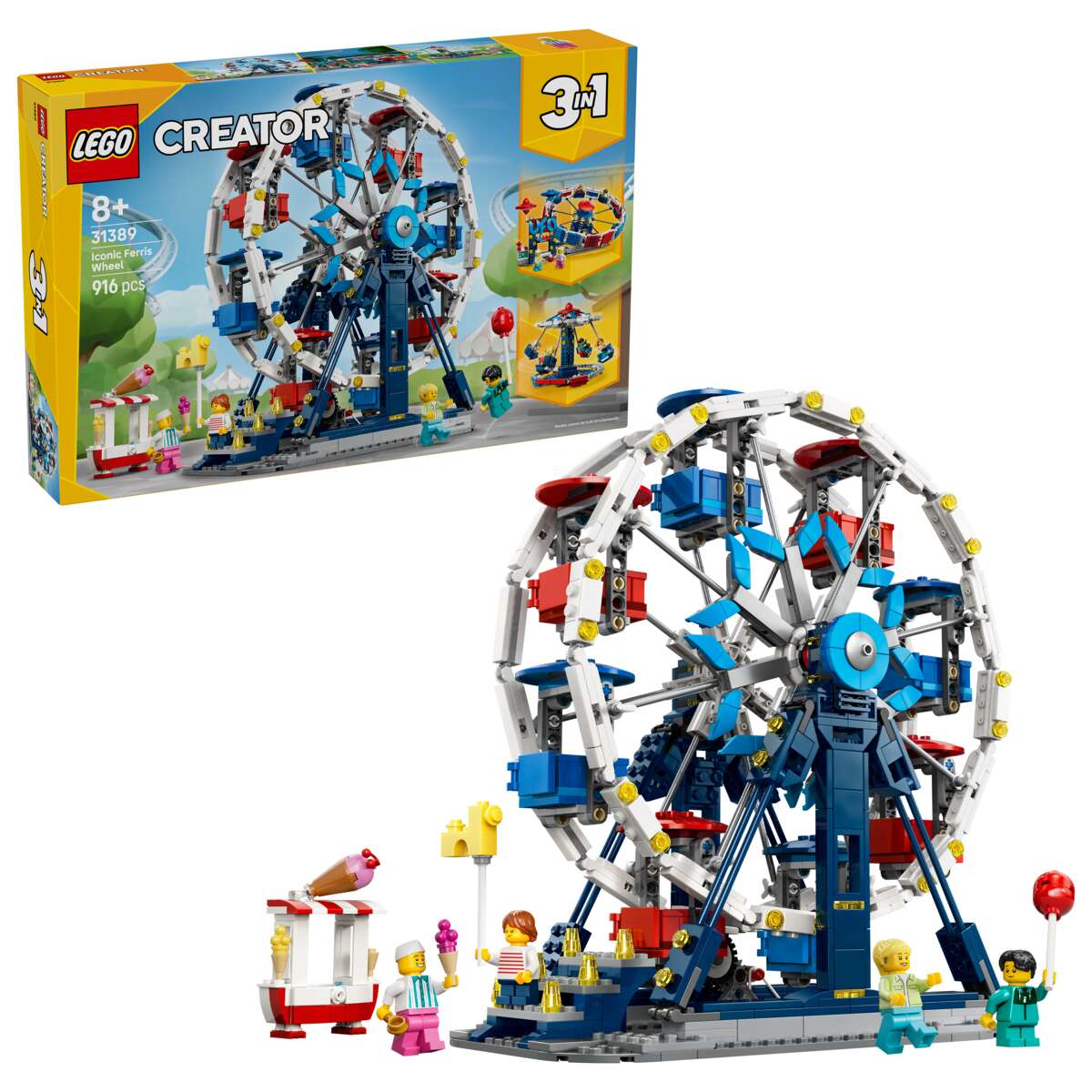 LEGO® Creator Iconic Klassisk pariserhjul 31389