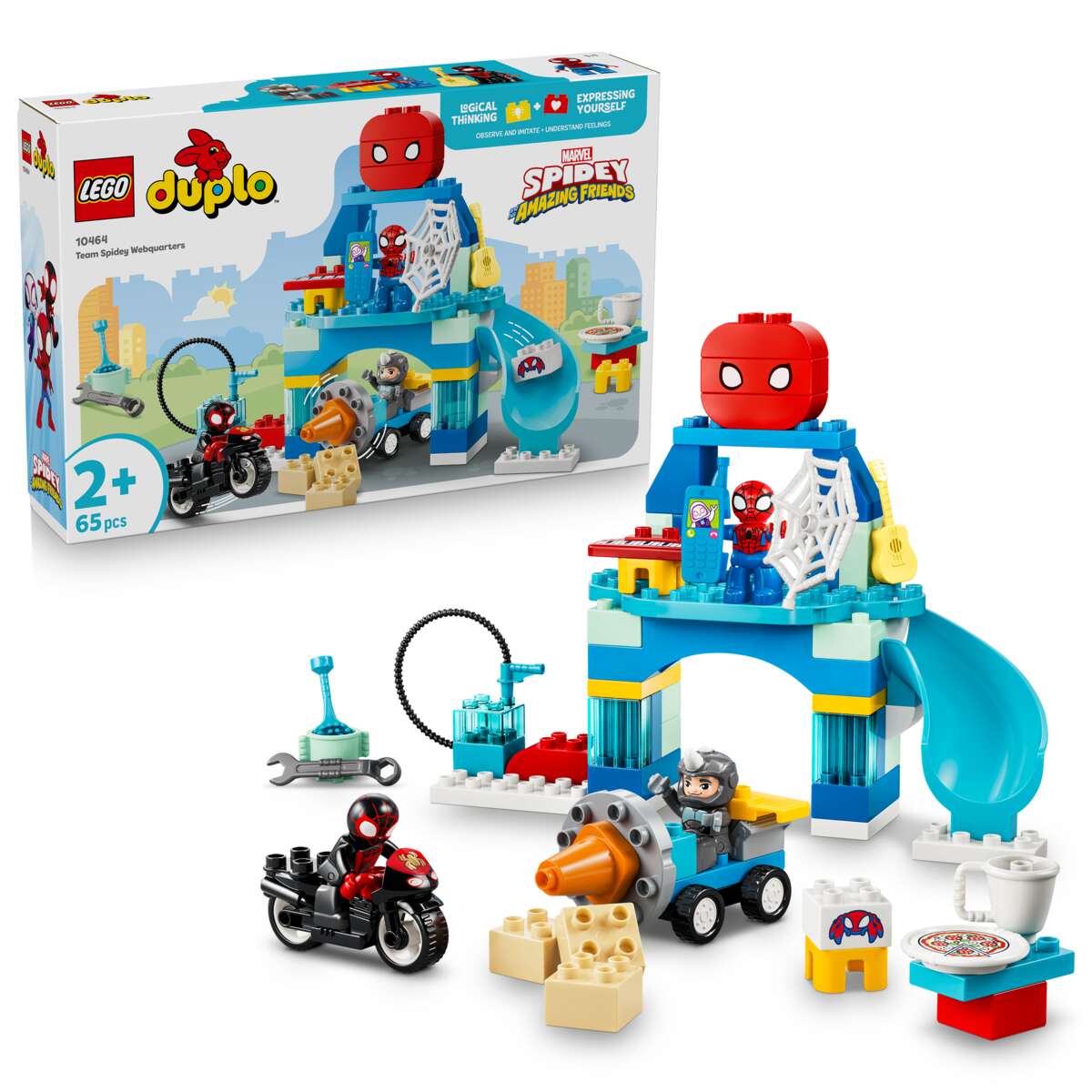 LEGO® DUPLO® │ Marvel Team Spideys hovedkvarter 10464
