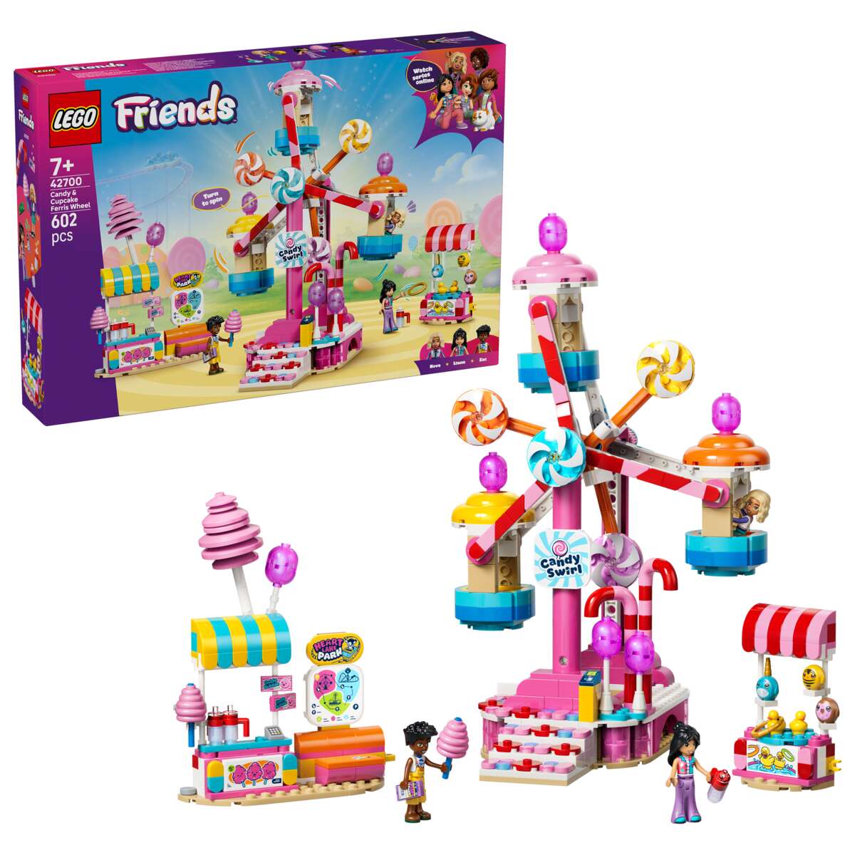 LEGO® Friends Pariserhjul med godteri og cupcaker 42700