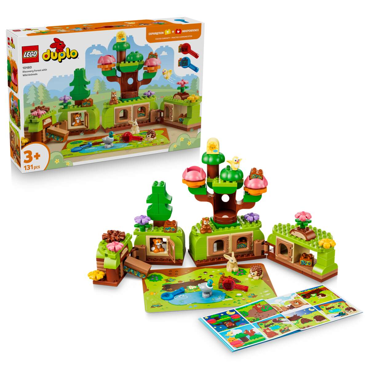 LEGO® DUPLO® Spennende skog med ville dyr 10480