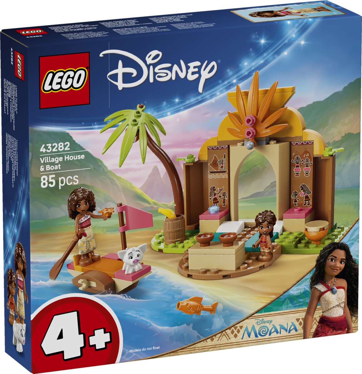 LEGO® ǀ Disney Landsbyhus og båt 43282