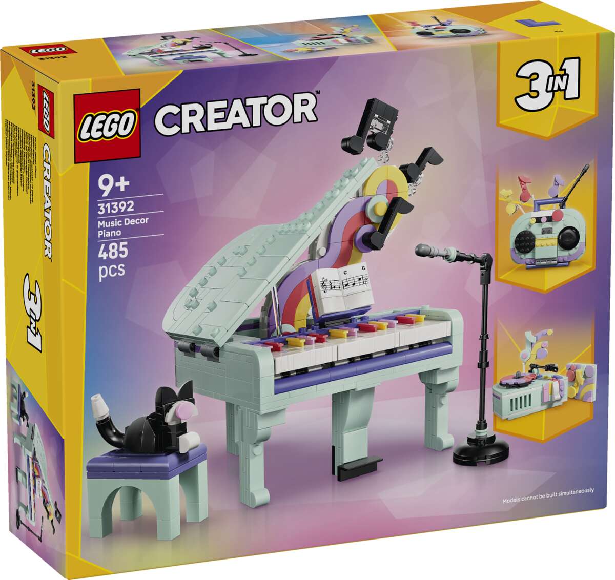 LEGO® Creator 3-i-1 Dekorativt flygel med katt 31392