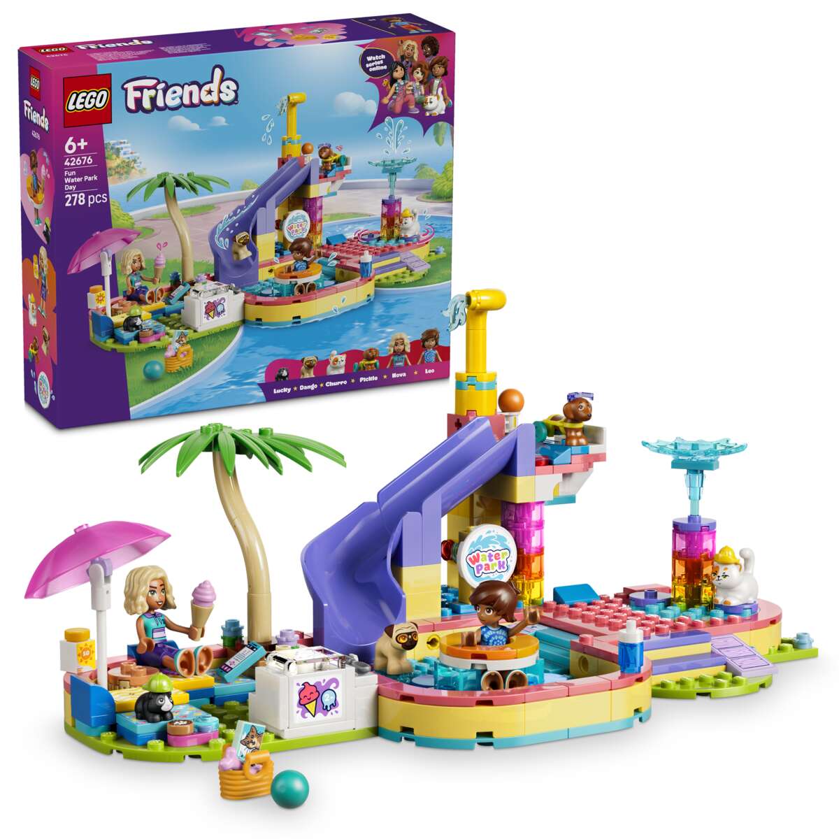 LEGO® Friends Gøyal dag i Badeland 42676