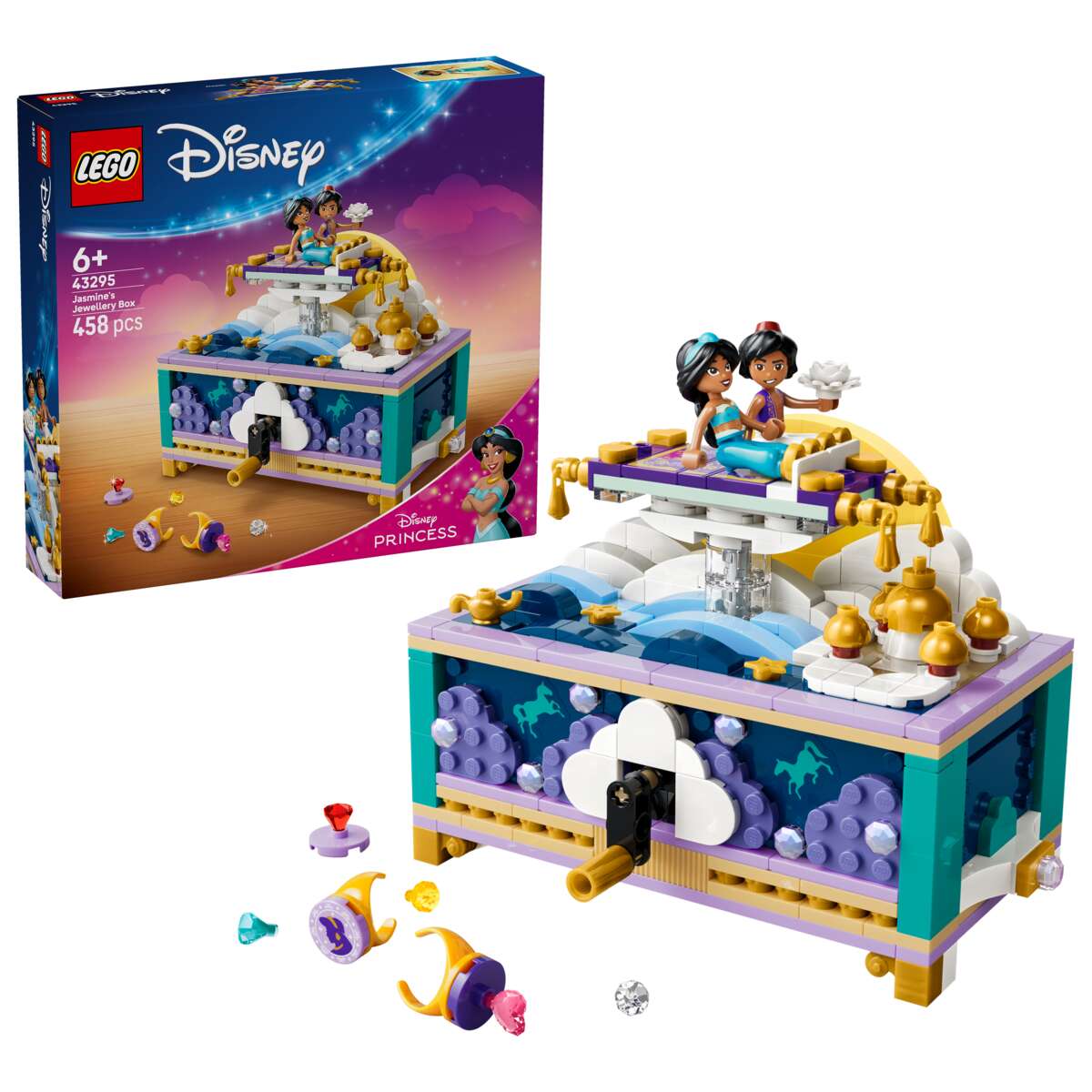 LEGO® ǀ Disney Princess Sjasmin med smykkeskrin 43295