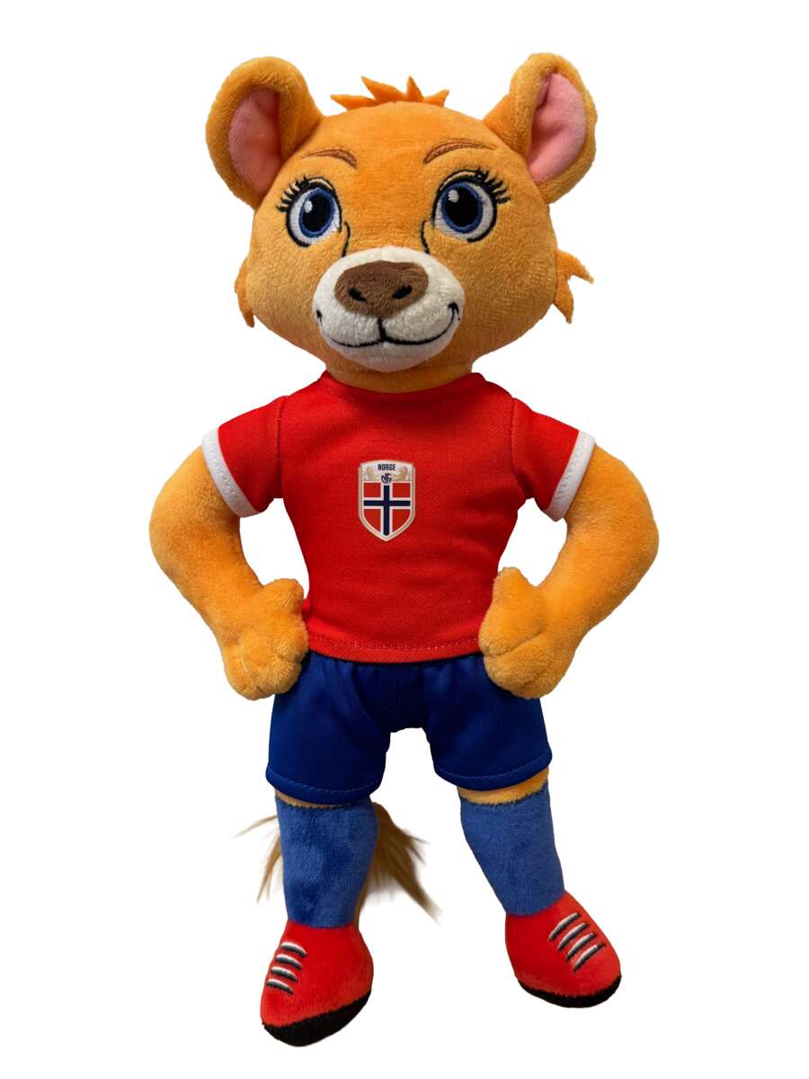 Det Norske fotball landslagets LØVINNE maskot