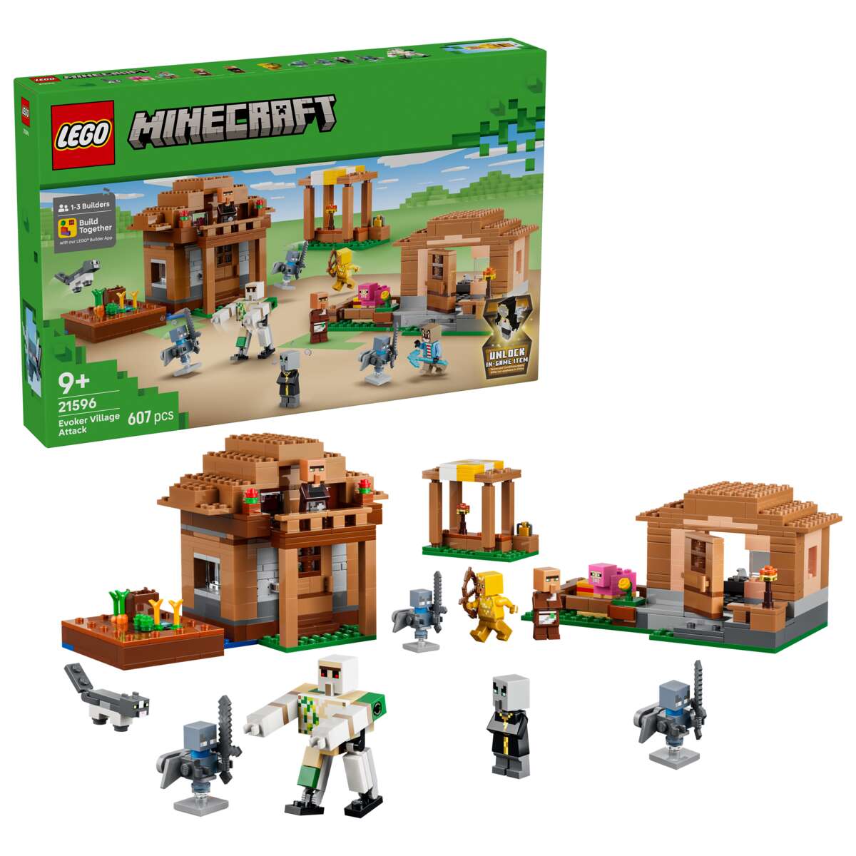 LEGO® Minecraft® Angrepet på åndemanerlandsbyen 21596