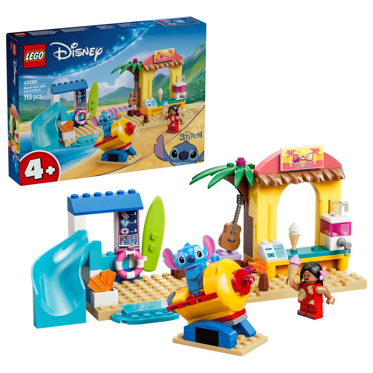 LEGO® ǀ Disney Strandtur med Lilo og Stitch 43280