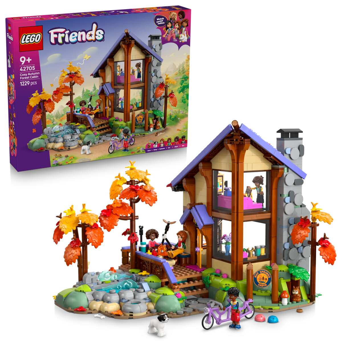 LEGO® Friends Koselig høsthytte 42705