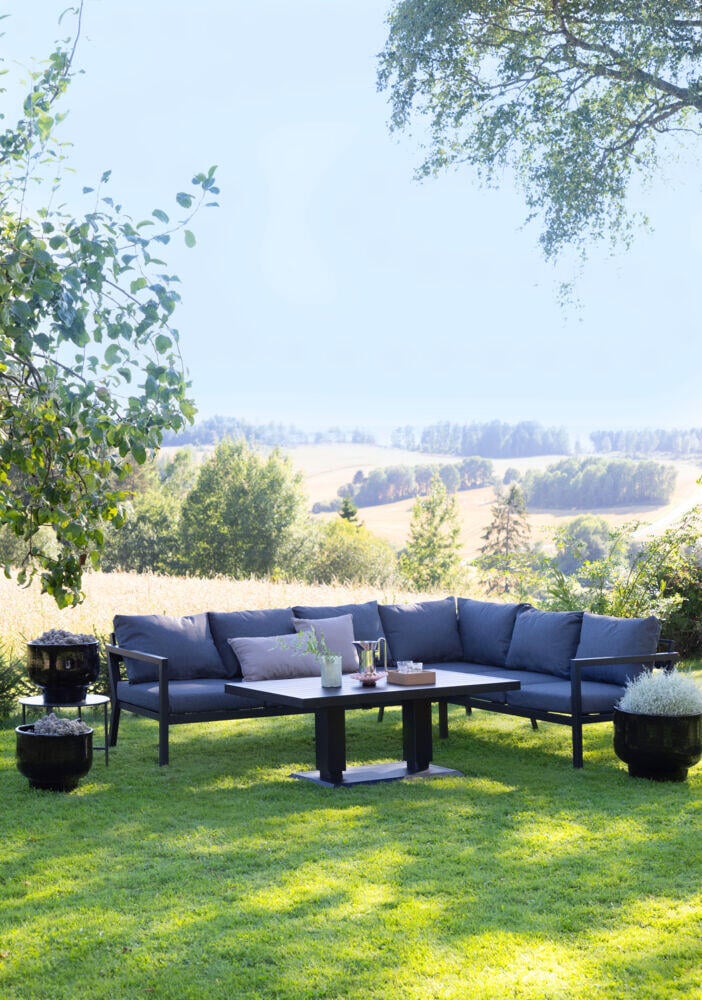 Bohem Briskeby hev/senk sofa/spisebord